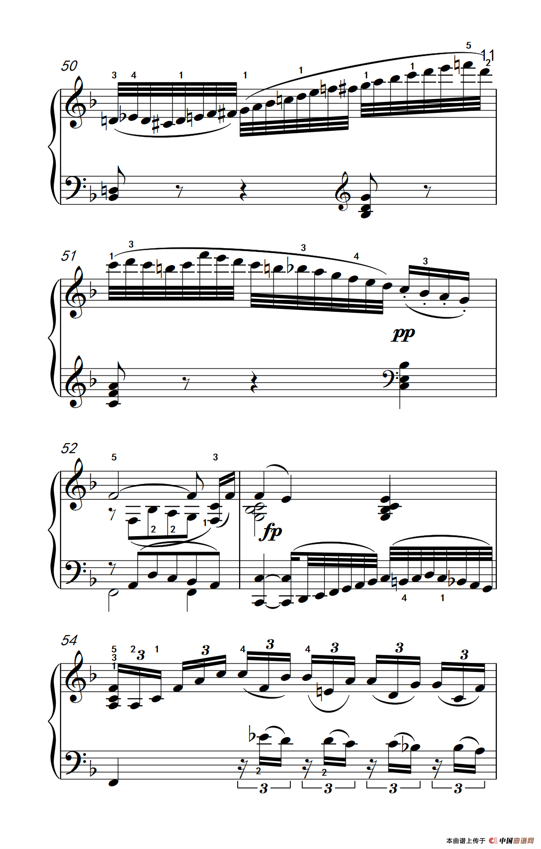 奏鸣曲 Opus 2 Nr.1 第二乐章（贝多芬奏鸣曲集 1）