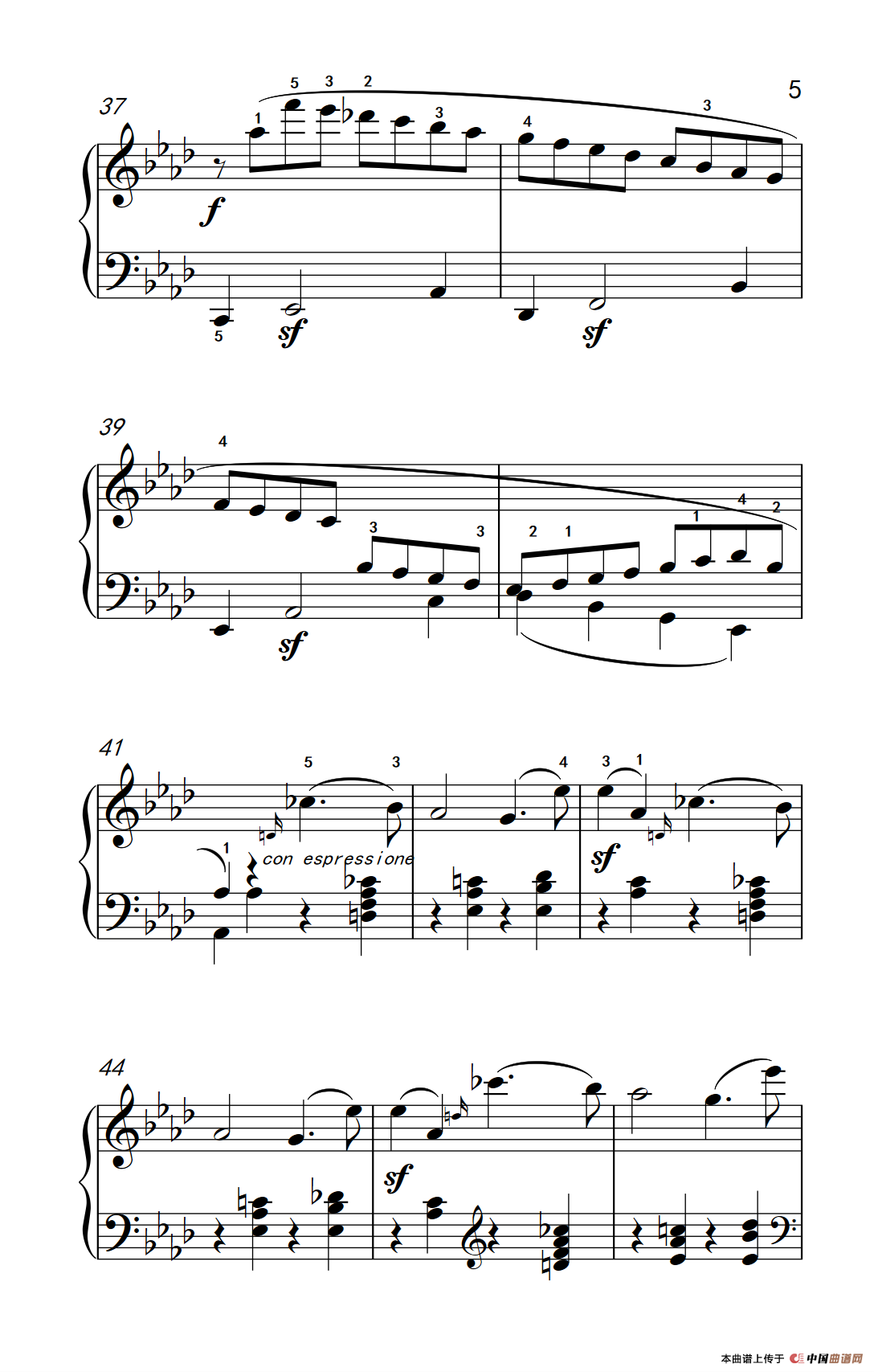 奏鸣曲 Opus 2 Nr.1 第一乐章（贝多芬奏鸣曲集 1）