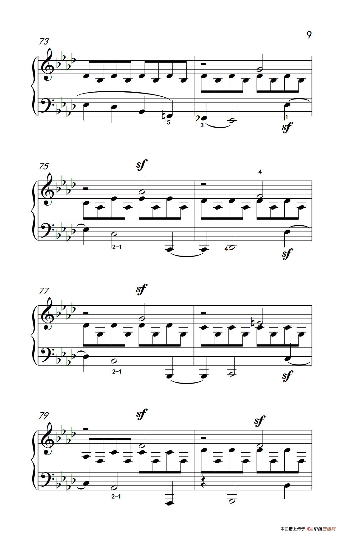 奏鸣曲 Opus 2 Nr.1 第一乐章（贝多芬奏鸣曲集 1）