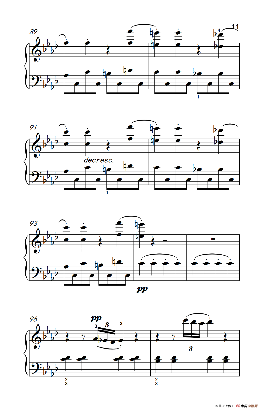 奏鸣曲 Opus 2 Nr.1 第一乐章（贝多芬奏鸣曲集 1）