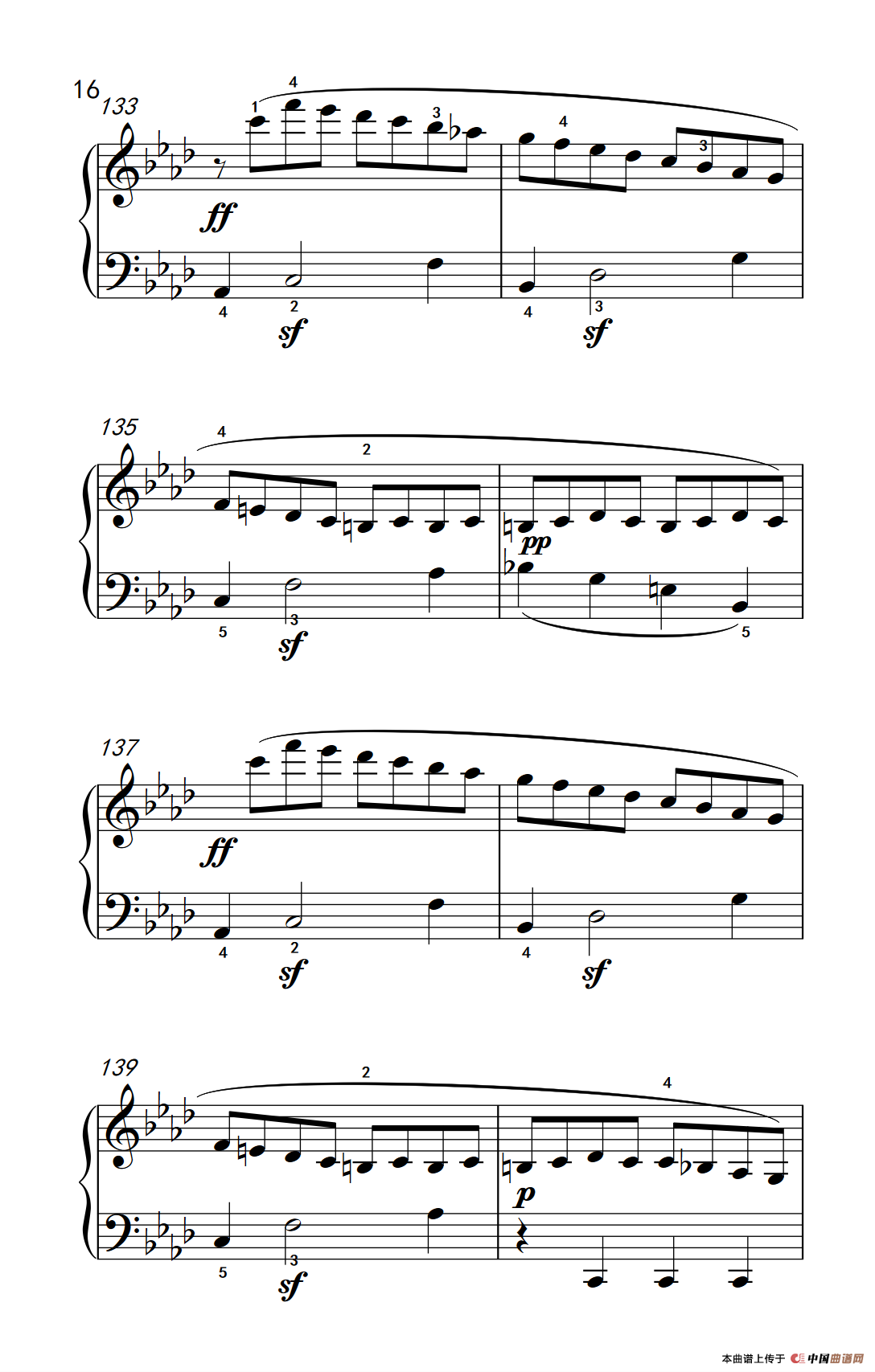 奏鸣曲 Opus 2 Nr.1 第一乐章（贝多芬奏鸣曲集 1）