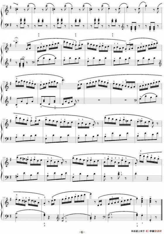 库劳C大调钢琴小奏鸣曲（Op.55，No.2）（足球小将制谱版）