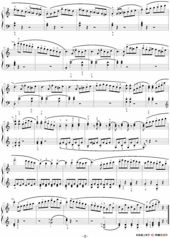 库劳C大调钢琴小奏鸣曲（Op.55，No.1）（足球小将制谱版）