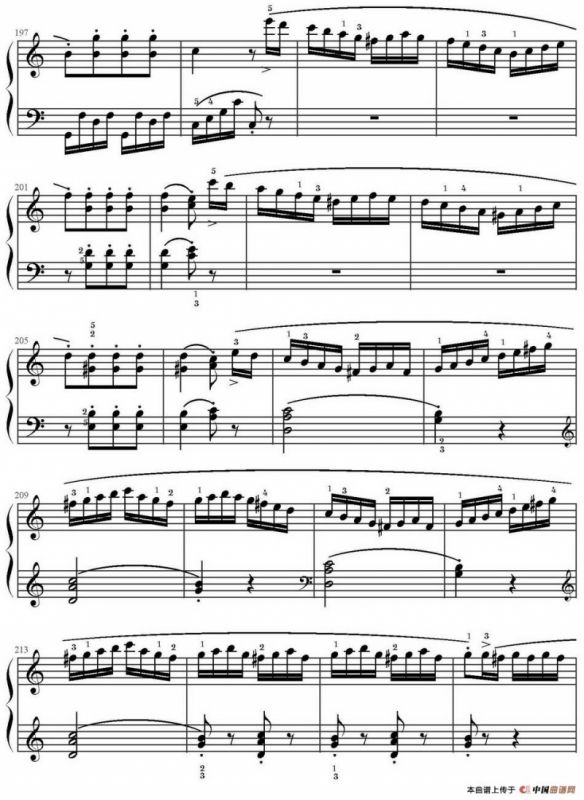 C大调小奏鸣曲 Op.20 No.1（库劳作曲版）