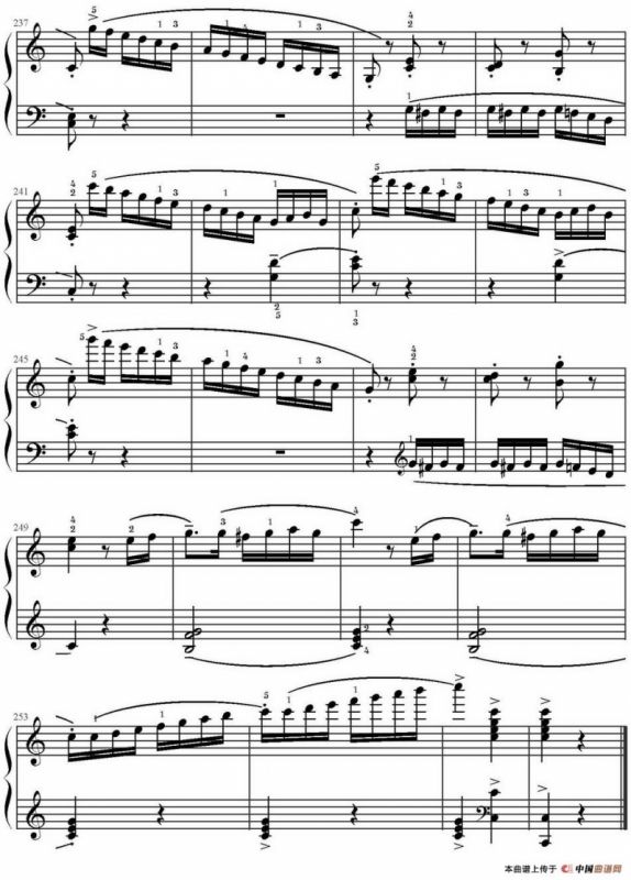 C大调小奏鸣曲 Op.20 No.1（库劳作曲版）