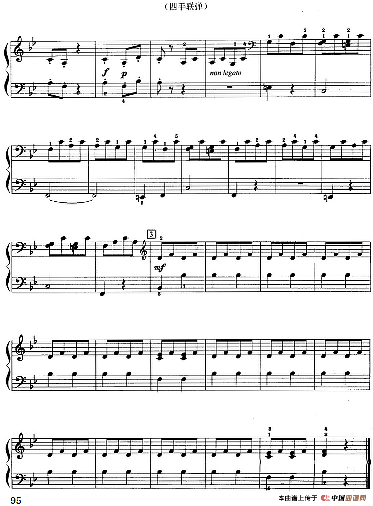 唐璜的咏叹调（选自歌剧《唐璜》、四手联弹）