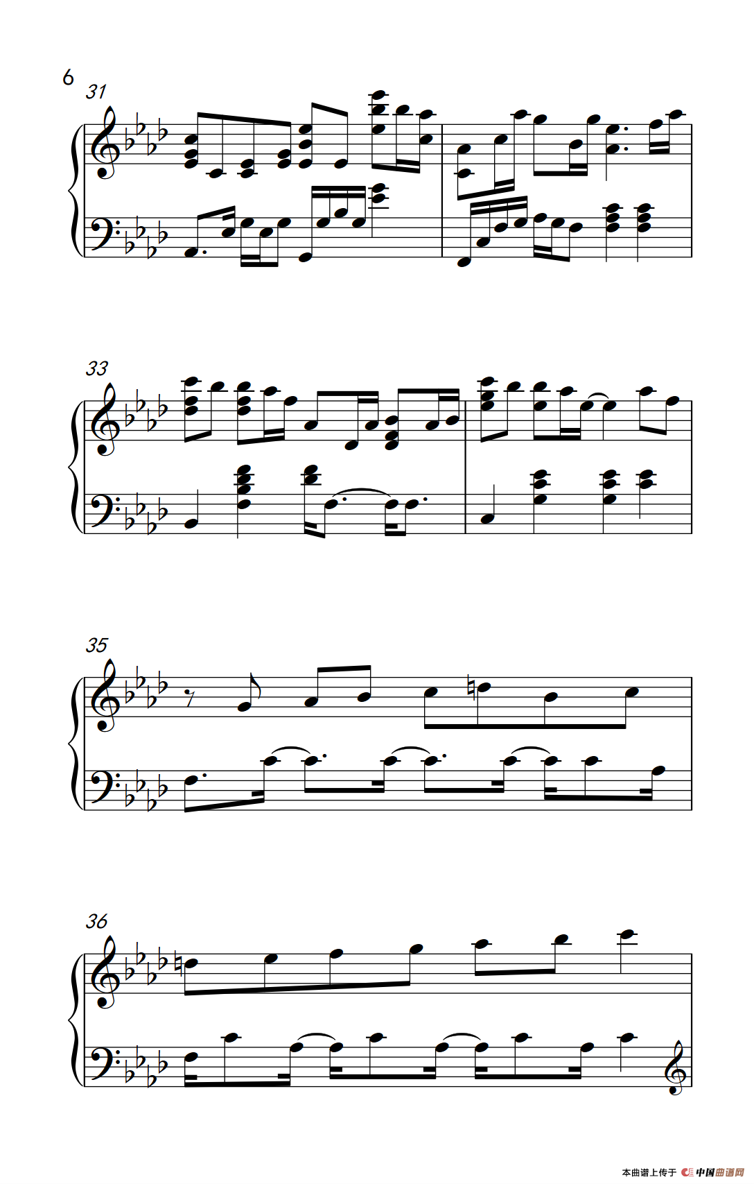 默（电影《何以笙箫默》插曲）（《弹吧音教》制谱版）