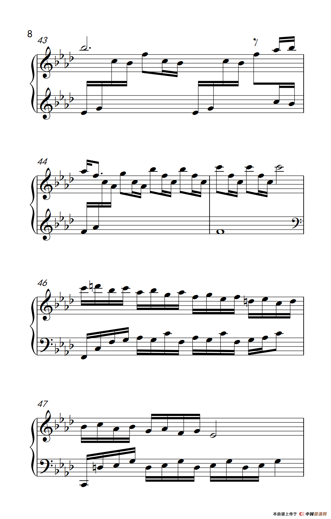 默（电影《何以笙箫默》插曲）（《弹吧音教》制谱版）