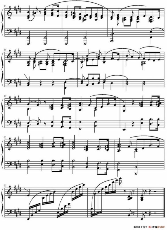 安慰（门德尔松Op.30，No.3）