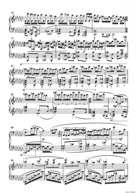 第十九钢琴奏鸣曲（读李清照《凤凰台上忆吹箫》有感）（三个乐章）