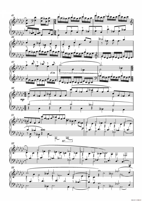 第十九钢琴奏鸣曲（读李清照《凤凰台上忆吹箫》有感）（三个乐章）