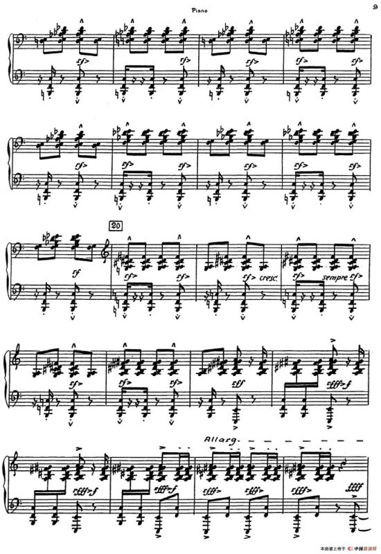 Nonetto（钢琴分谱）