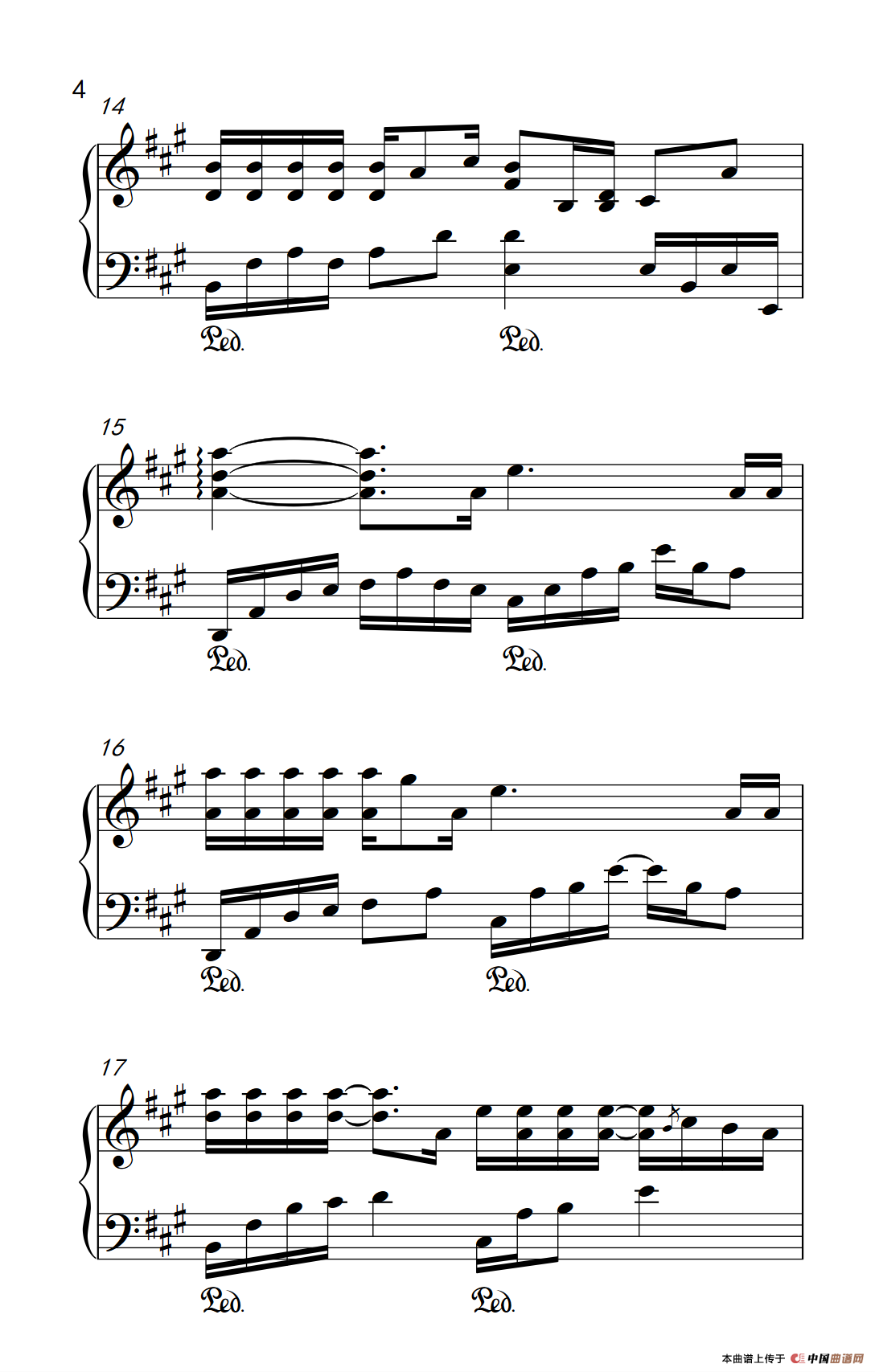 爱的代价（《弹吧音教》制谱版）