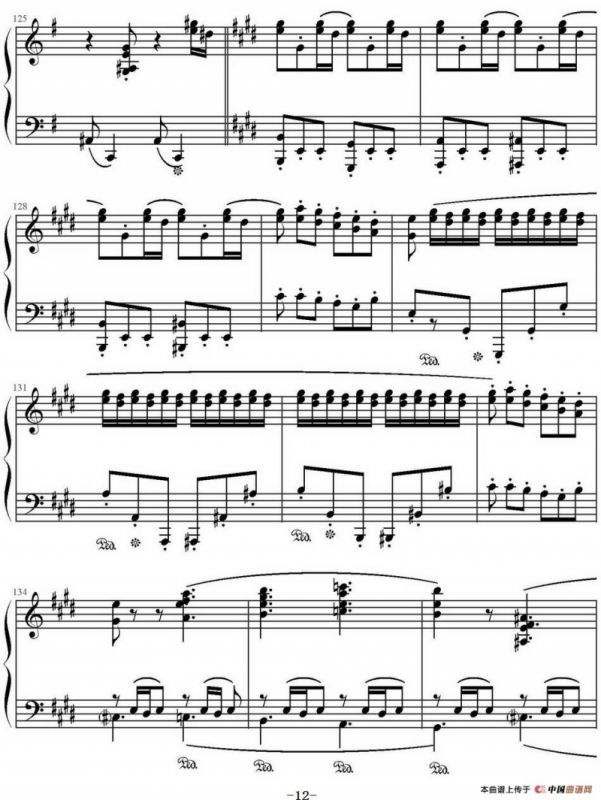 E大调回旋随想曲（门德尔松Op.14）