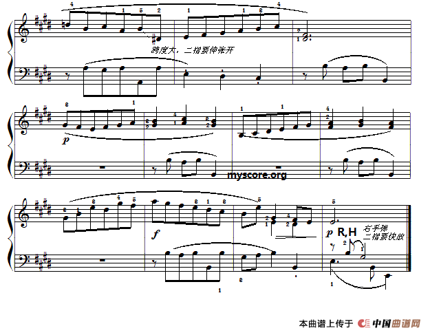 巴赫初级钢琴曲之十五：小步舞曲