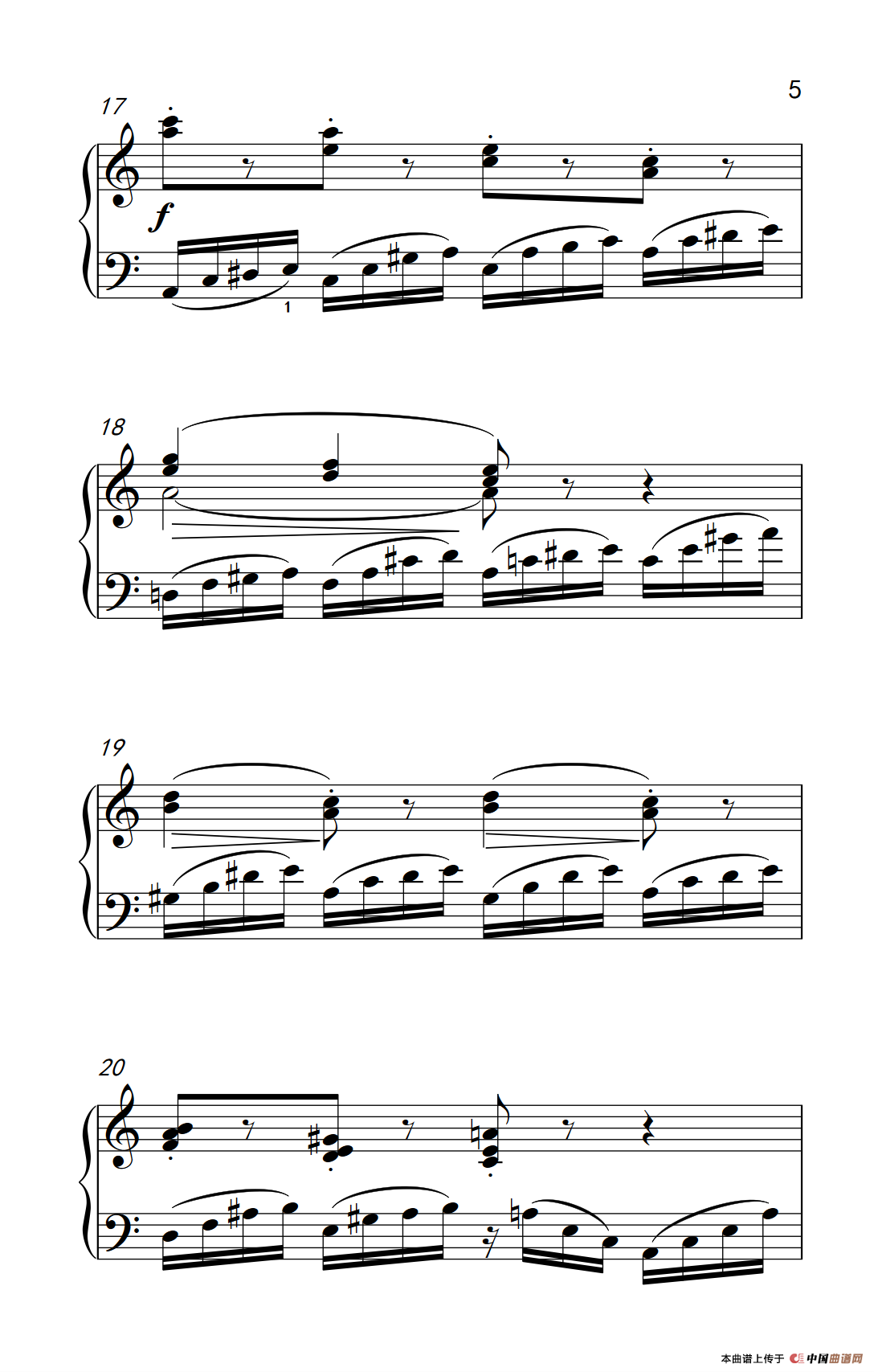 第六级 3. 练习曲（中央音乐学院 钢琴（业余）考级教程 4-6级）