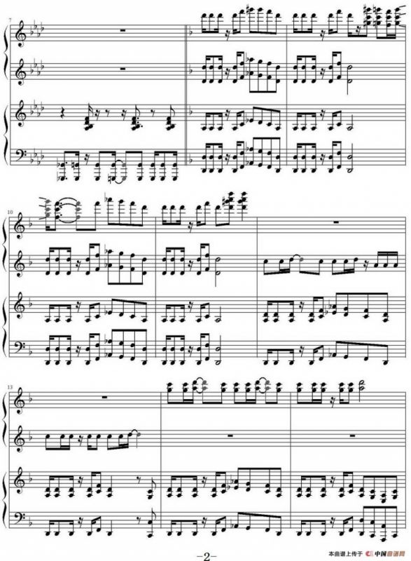 Share The World（海贼王主题曲、四手演奏版）