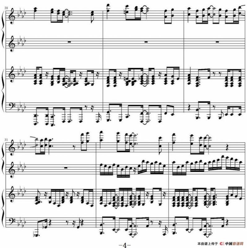 Share The World（海贼王主题曲、四手演奏版）