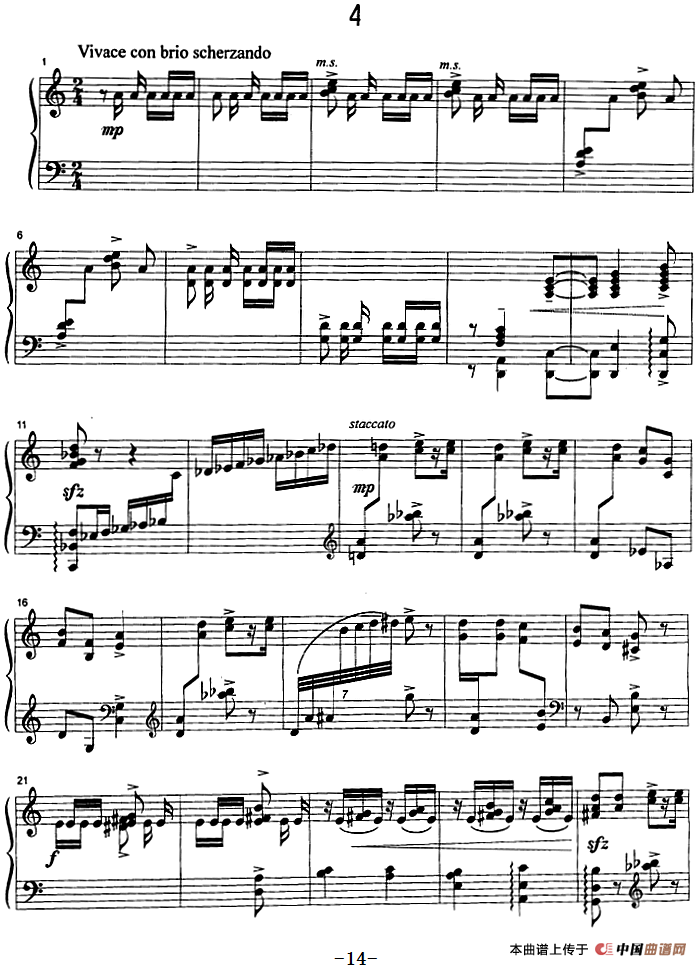 钢琴上的福斯特（钢琴独奏曲4首）