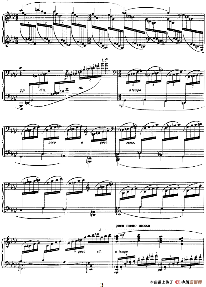 前奏曲六首·（2）幽谷潺音