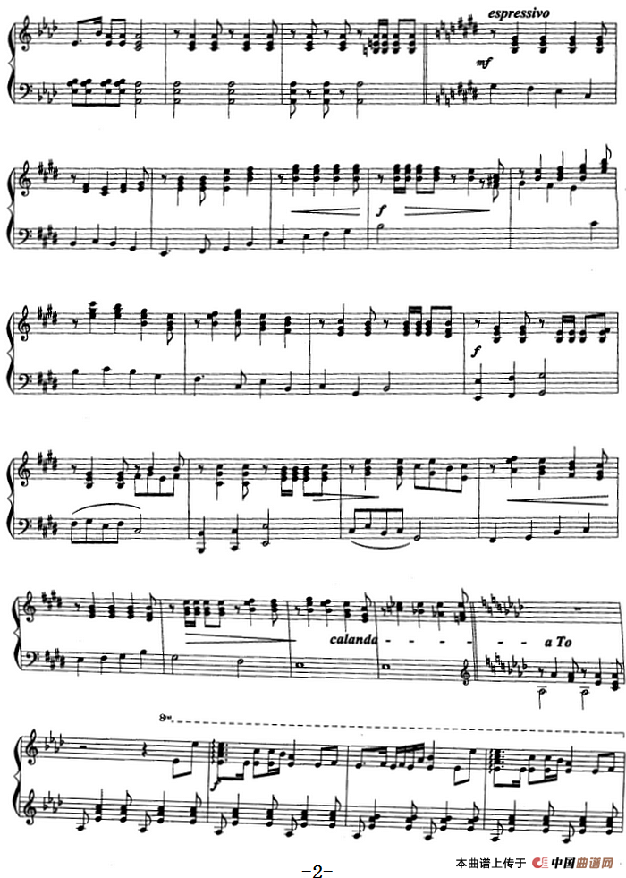 少年中国进行曲（钢琴曲中国组曲之四）