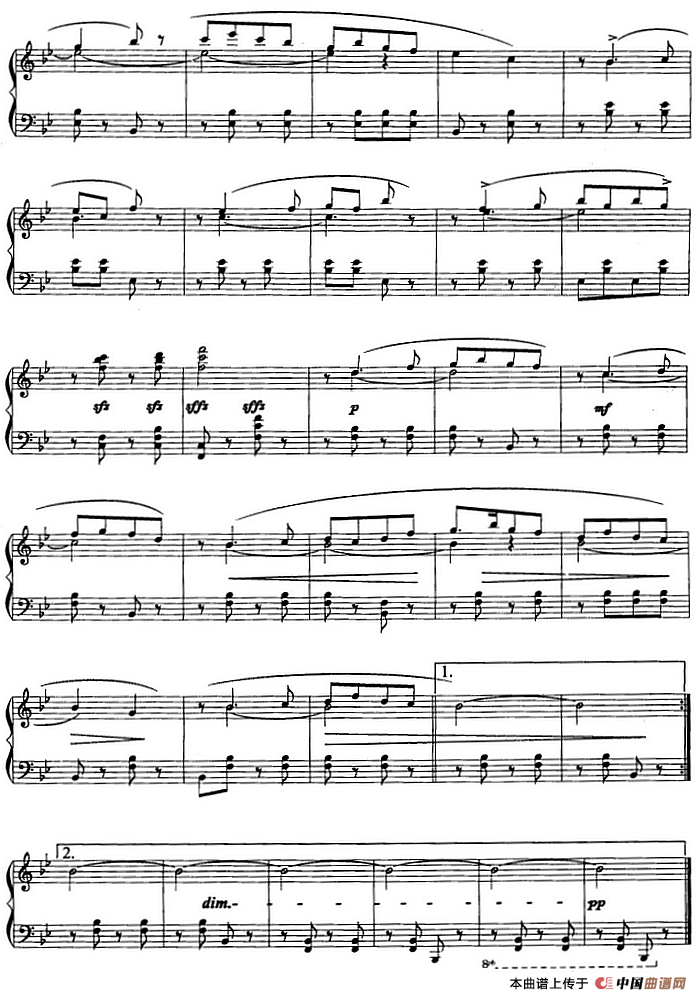 傀儡舞踊（钢琴曲中国组曲之二）