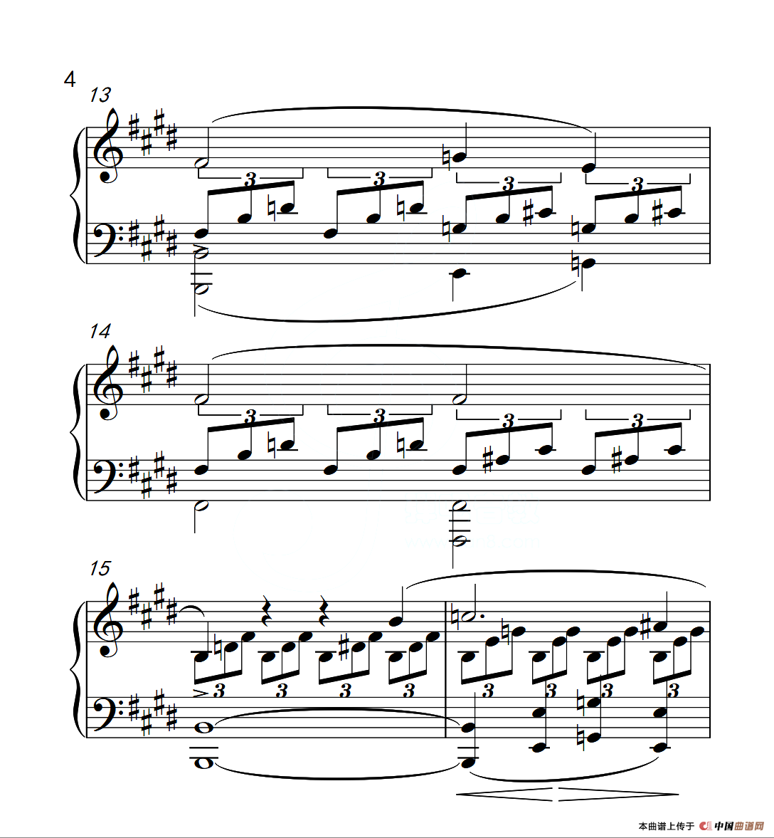 第六级 奏鸣曲（中国音乐学院钢琴考级作品1~6级）