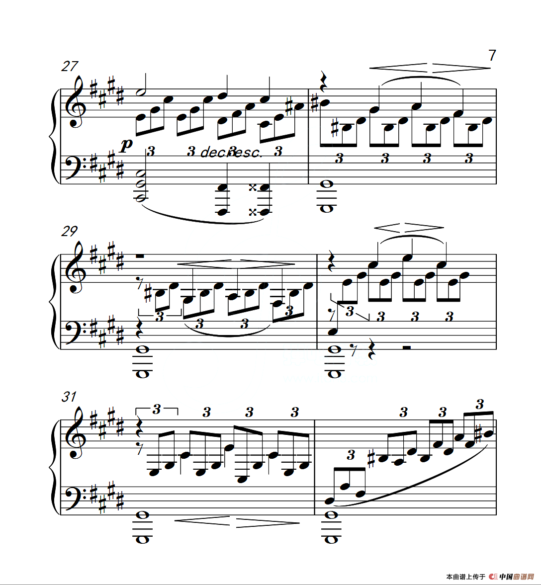 第六级 奏鸣曲（中国音乐学院钢琴考级作品1~6级）