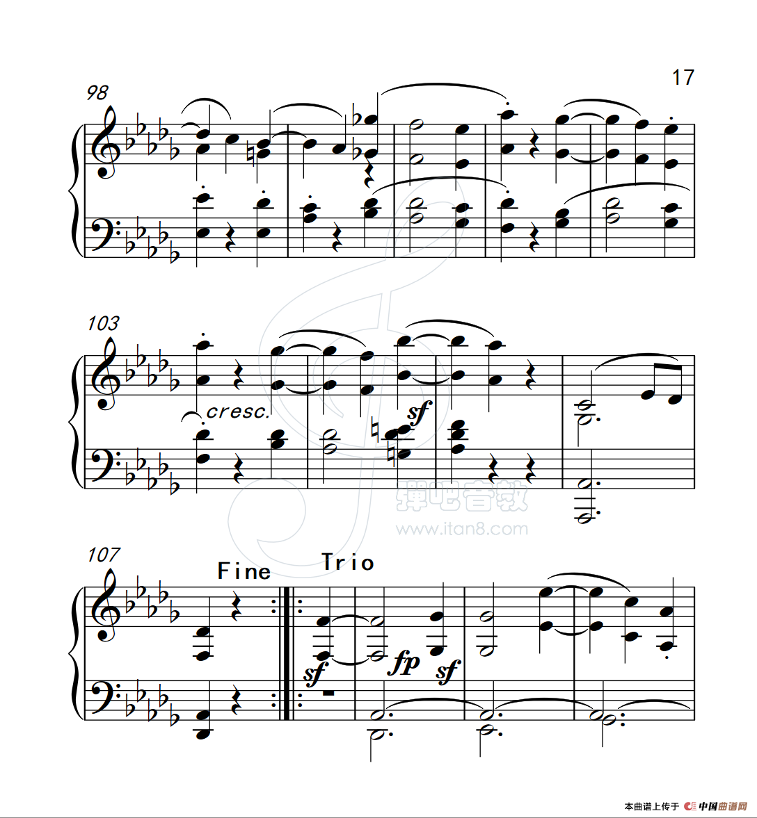 第六级 奏鸣曲（中国音乐学院钢琴考级作品1~6级）