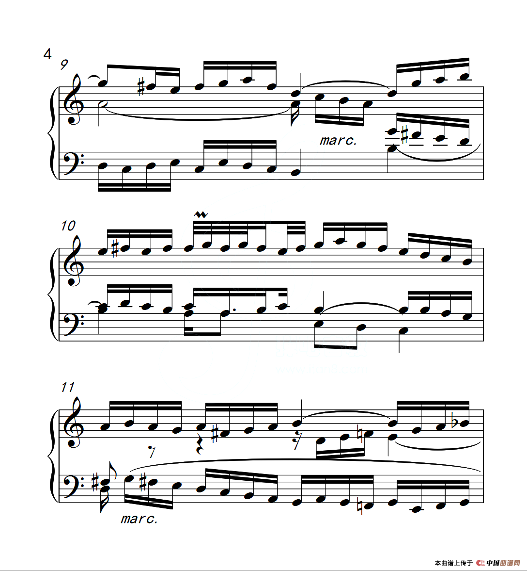 第六级 三部创意曲（中国音乐学院钢琴考级作品1~6级）