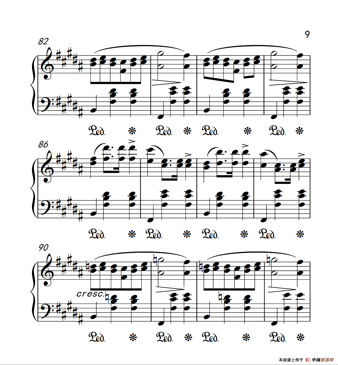 第六级 圆舞曲（中国音乐学院钢琴考级作品1~6级）