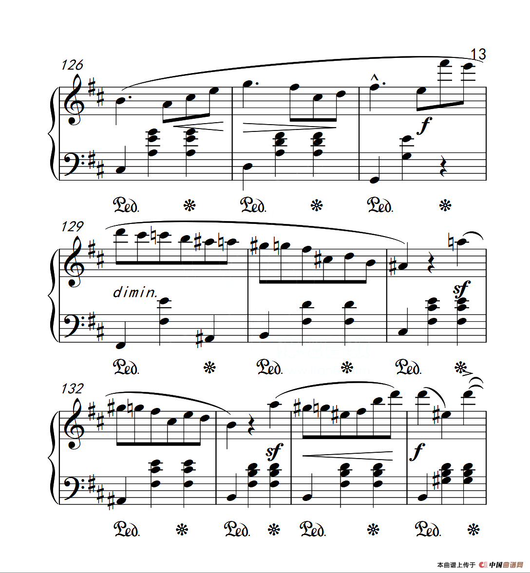 第六级 圆舞曲（中国音乐学院钢琴考级作品1~6级）