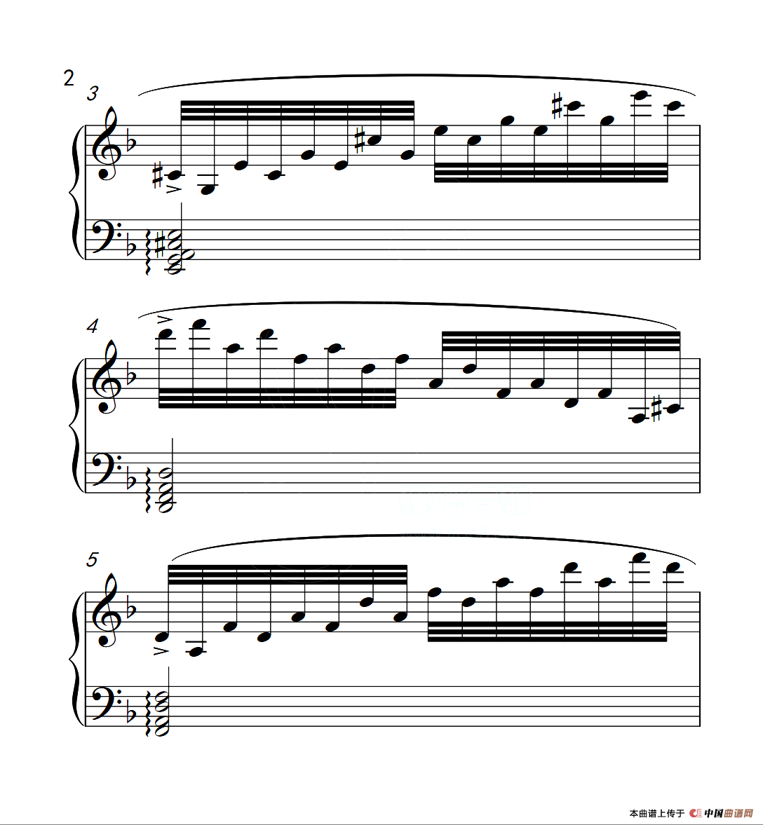 第六级 练习曲（中国音乐学院钢琴考级作品1~6级）