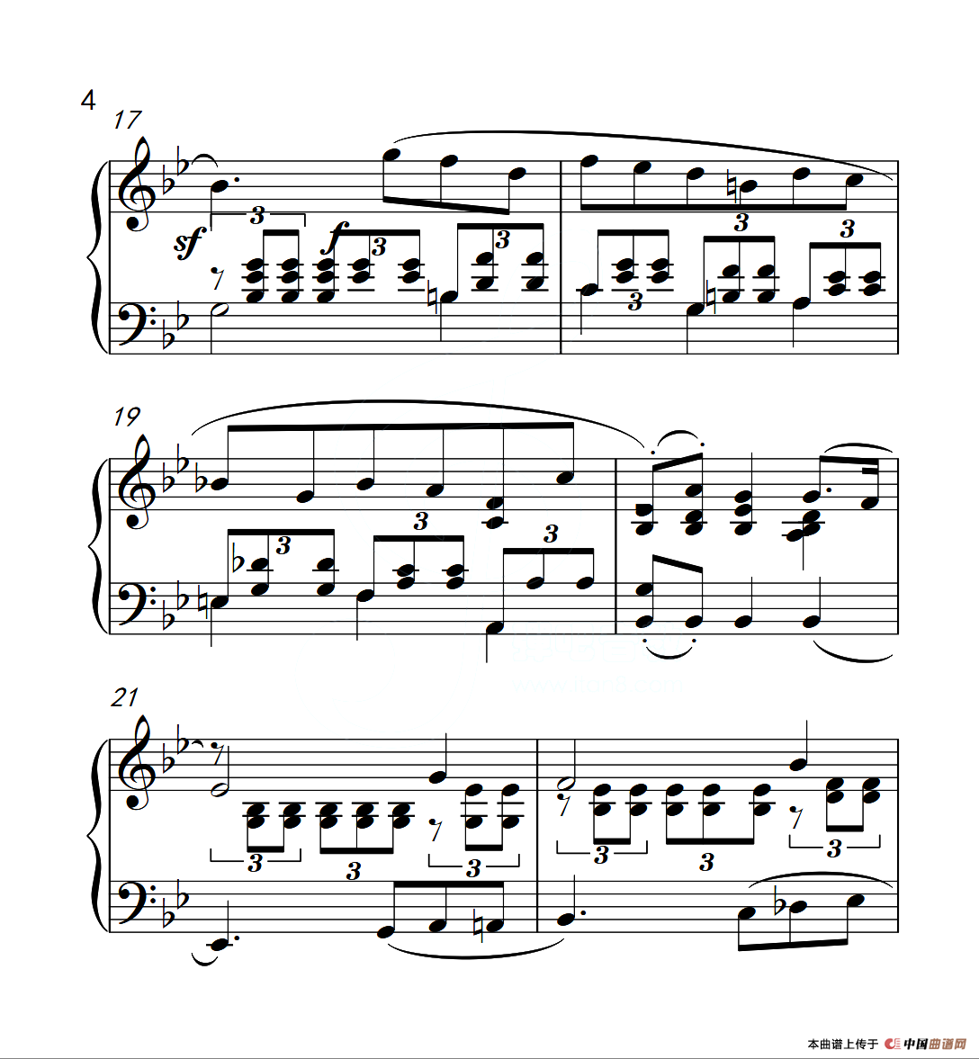 第六级 浮云（中国音乐学院钢琴考级作品1~6级）