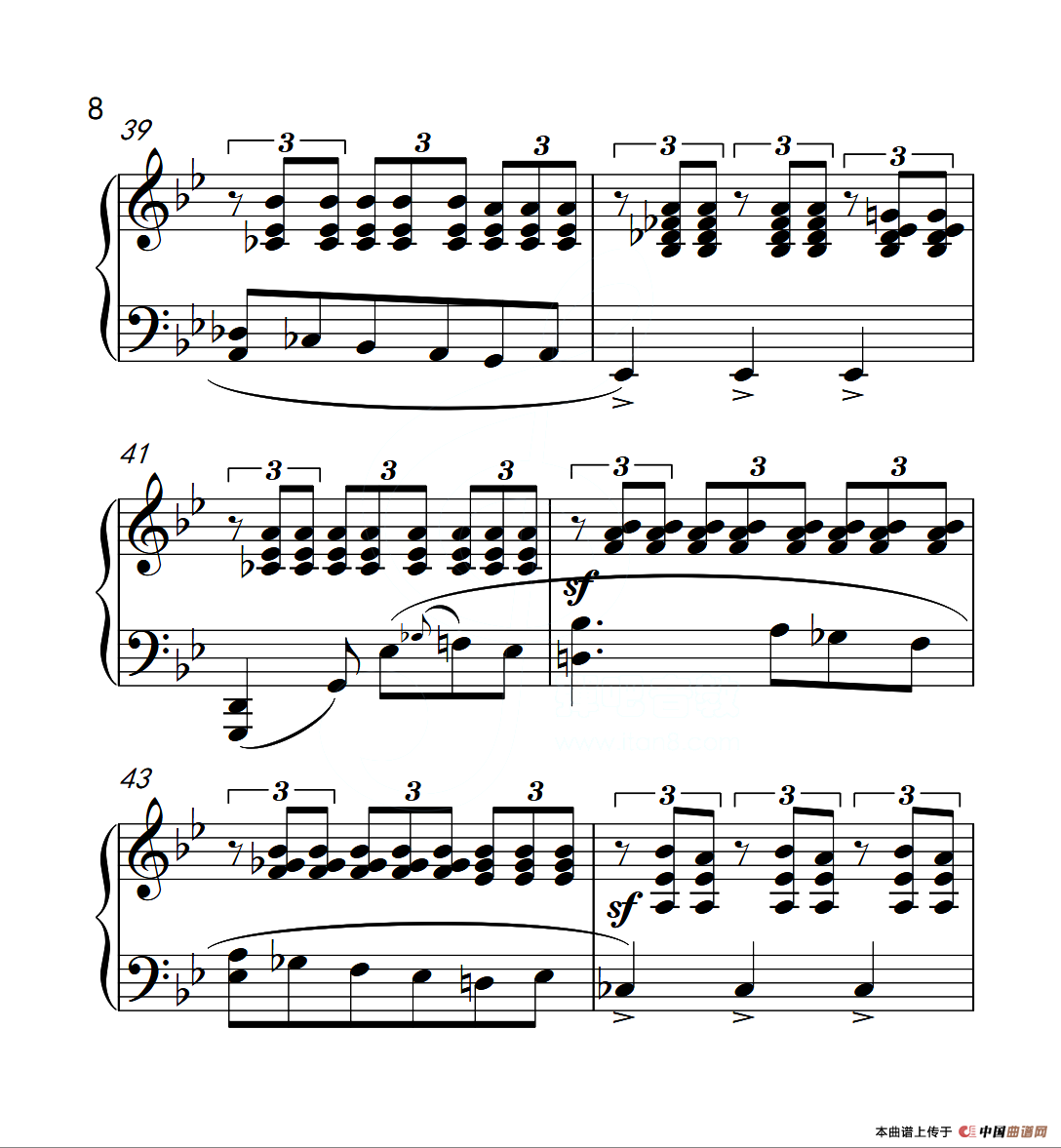 第六级 浮云（中国音乐学院钢琴考级作品1~6级）