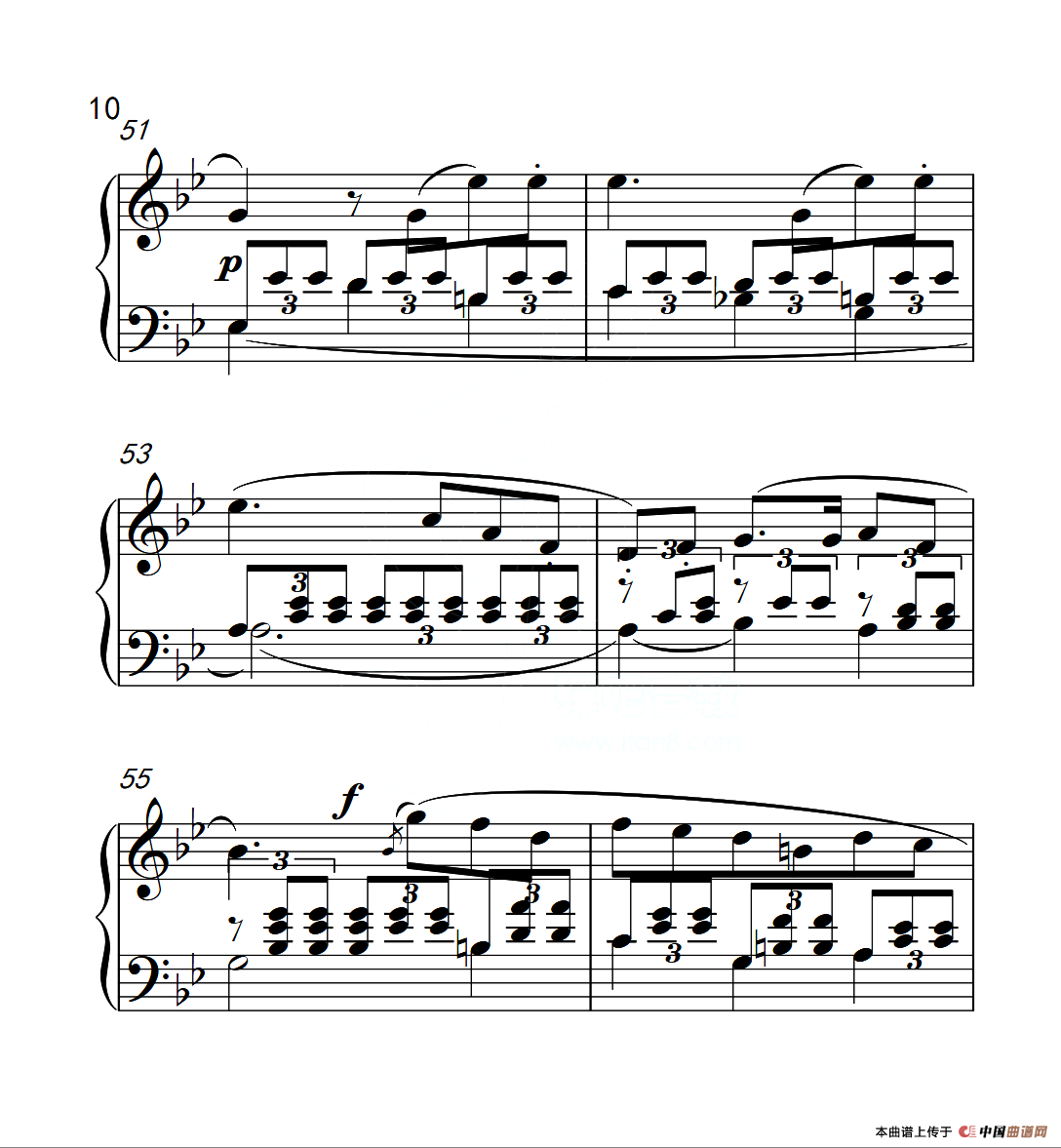 第六级 浮云（中国音乐学院钢琴考级作品1~6级）