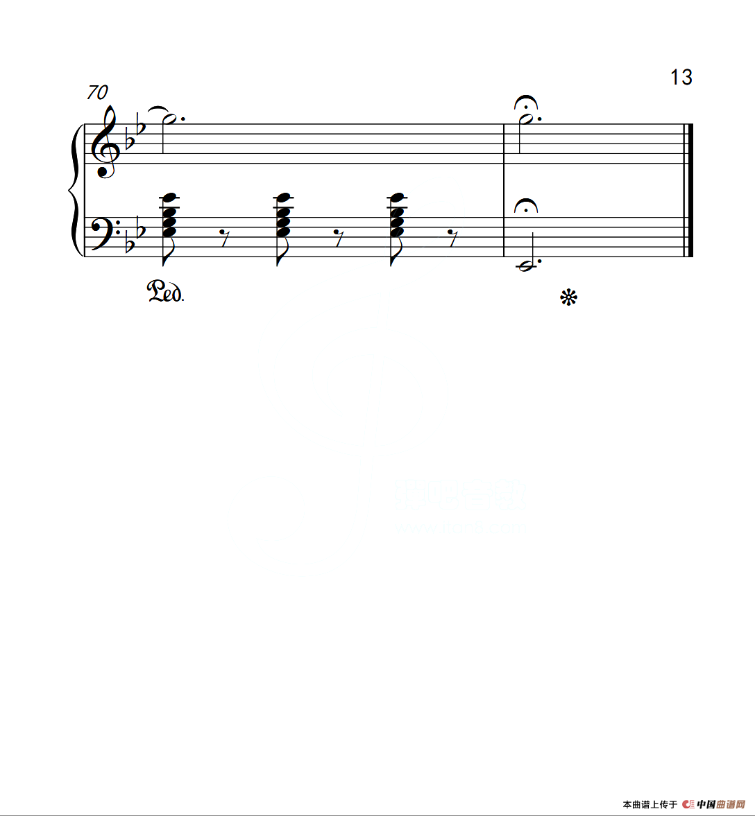 第六级 浮云（中国音乐学院钢琴考级作品1~6级）