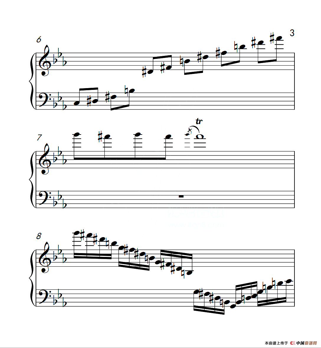 第六级 台湾民谣（中国音乐学院钢琴考级作品1~6级）