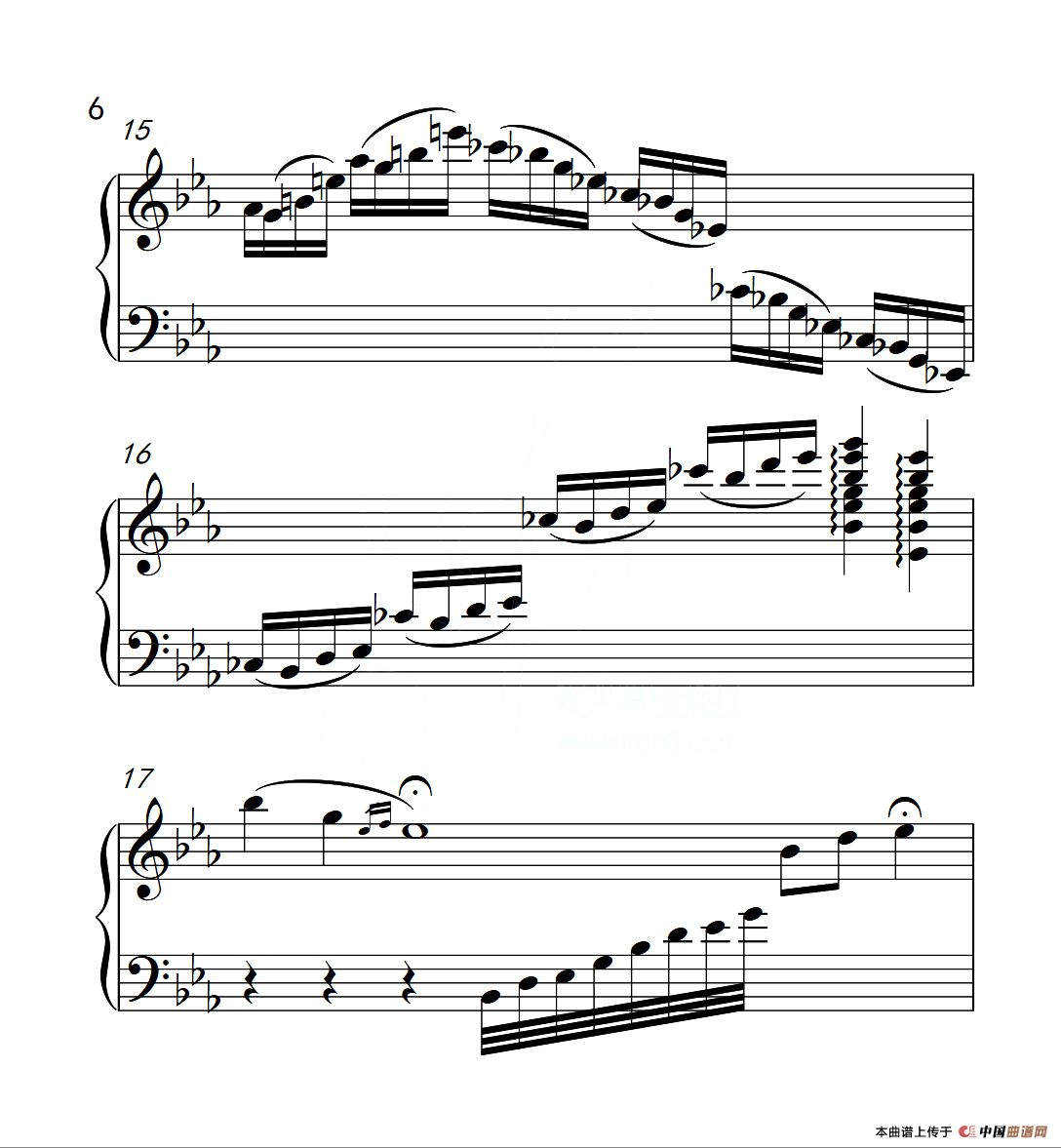 第六级 台湾民谣（中国音乐学院钢琴考级作品1~6级）