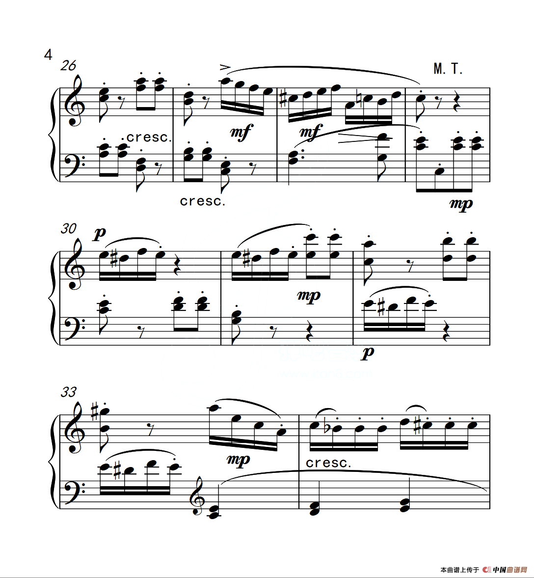 第六级B组 C大调奏鸣曲（中国音乐学院钢琴考级作品1~6级）