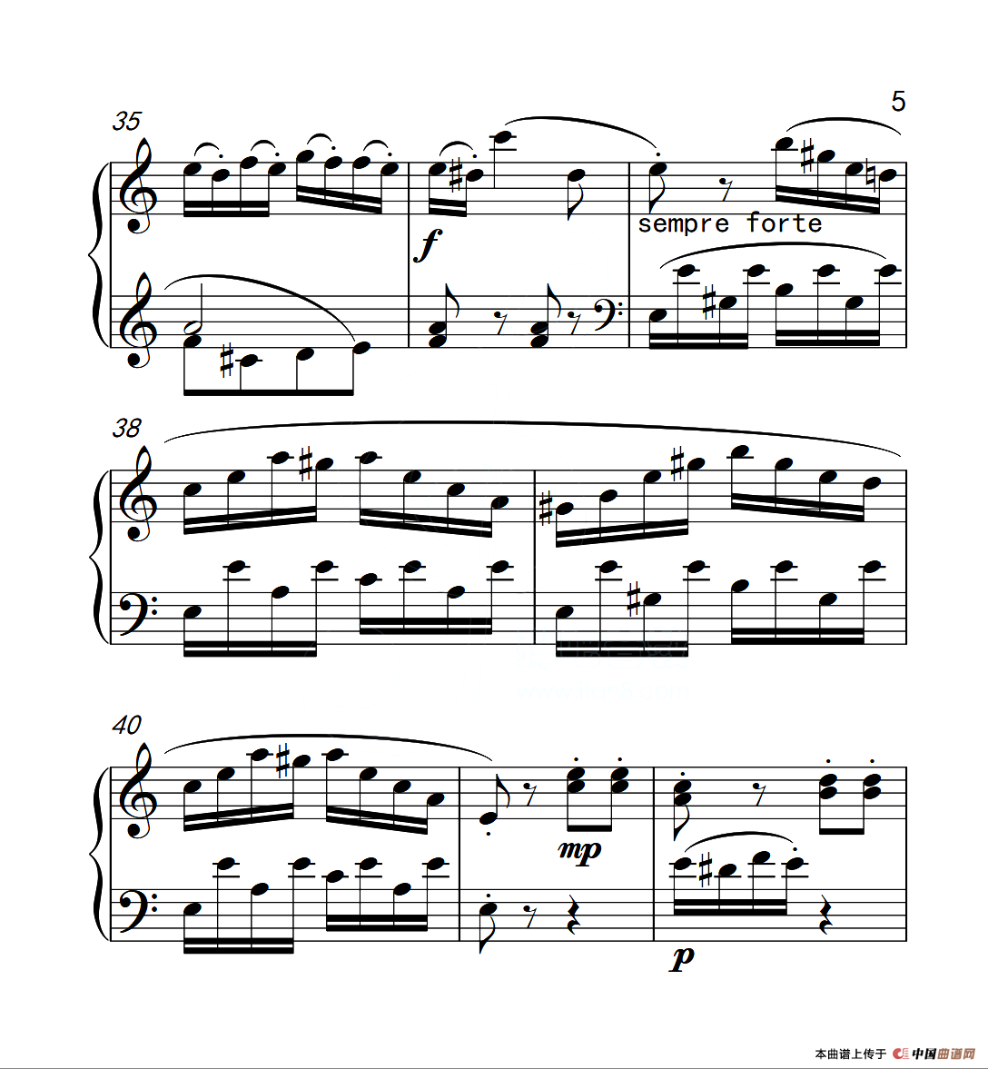 第六级B组 C大调奏鸣曲（中国音乐学院钢琴考级作品1~6级）