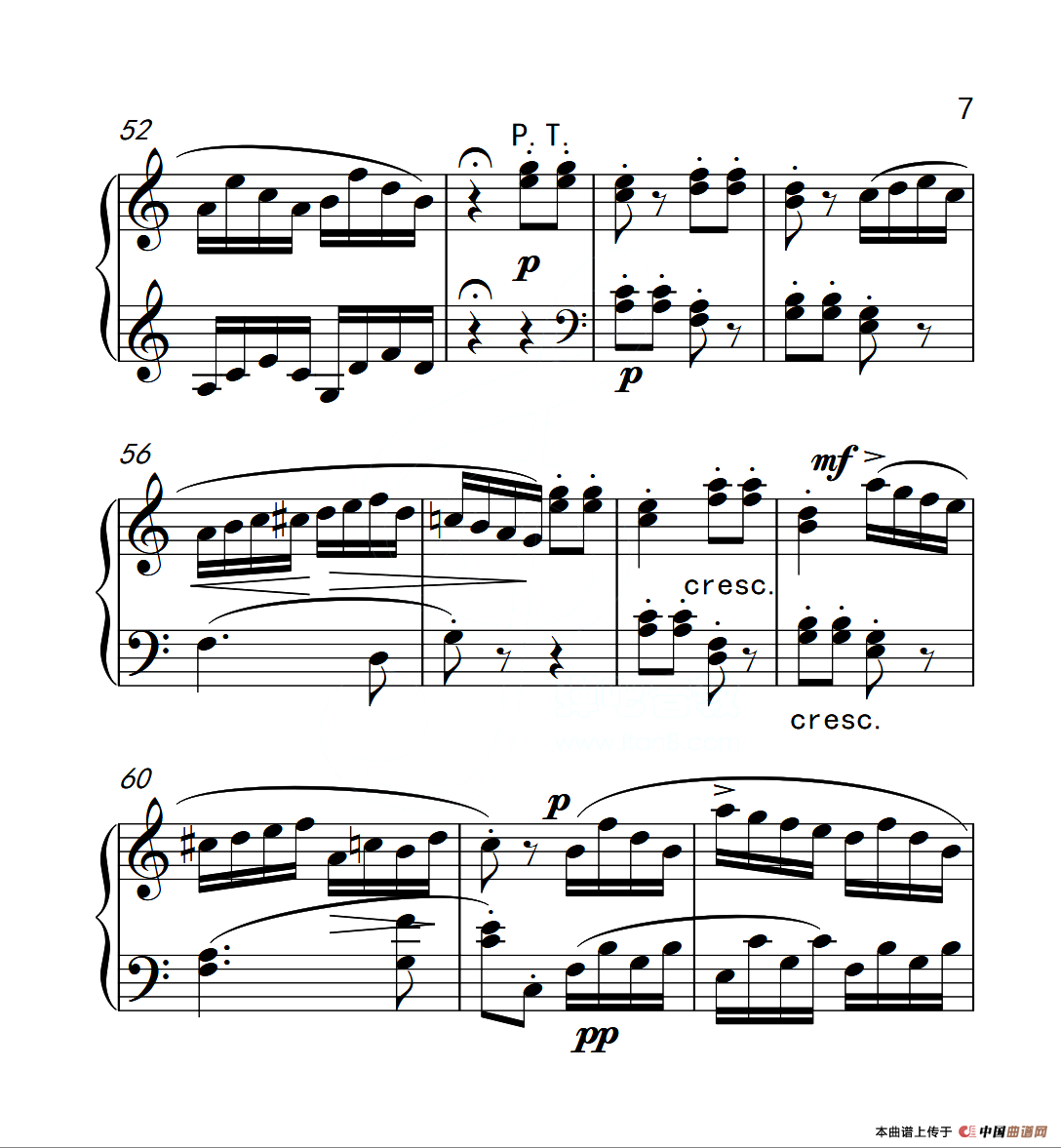 第六级B组 C大调奏鸣曲（中国音乐学院钢琴考级作品1~6级）