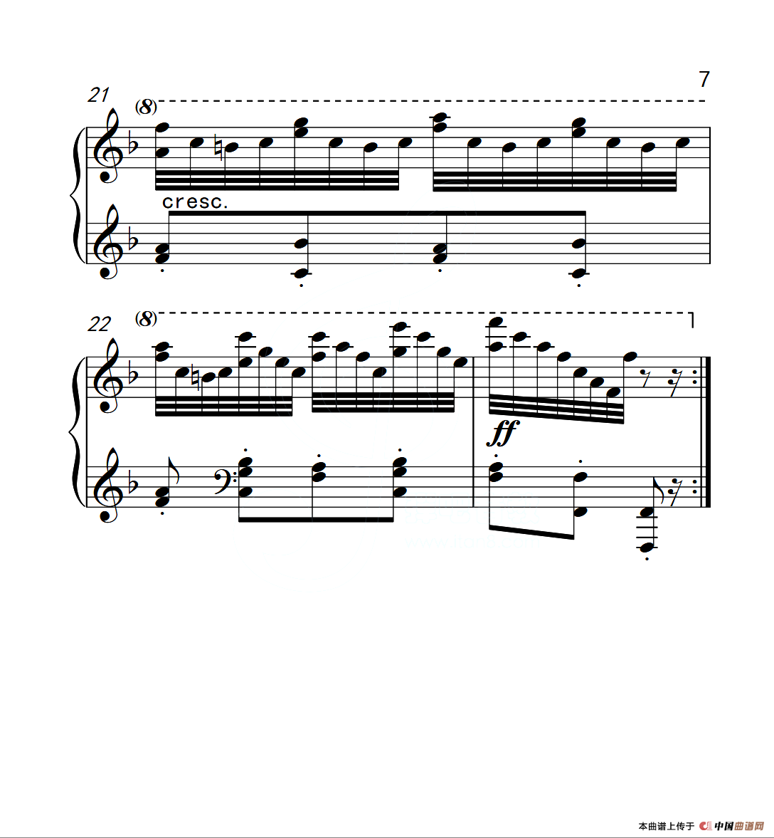 第六级B组 练习曲（中国音乐学院钢琴考级作品1~6级）