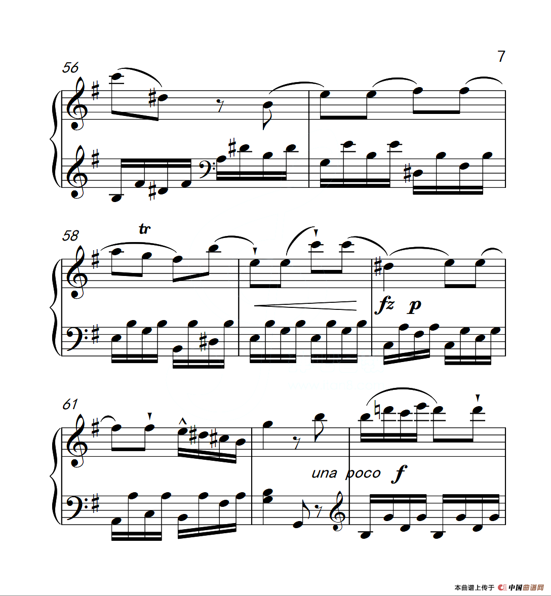 第六级A组 奏鸣曲（中国音乐学院钢琴考级作品1~6级）