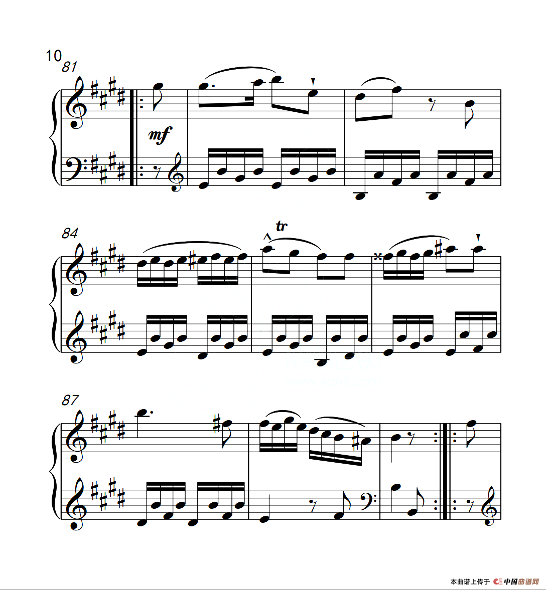 第六级A组 奏鸣曲（中国音乐学院钢琴考级作品1~6级）