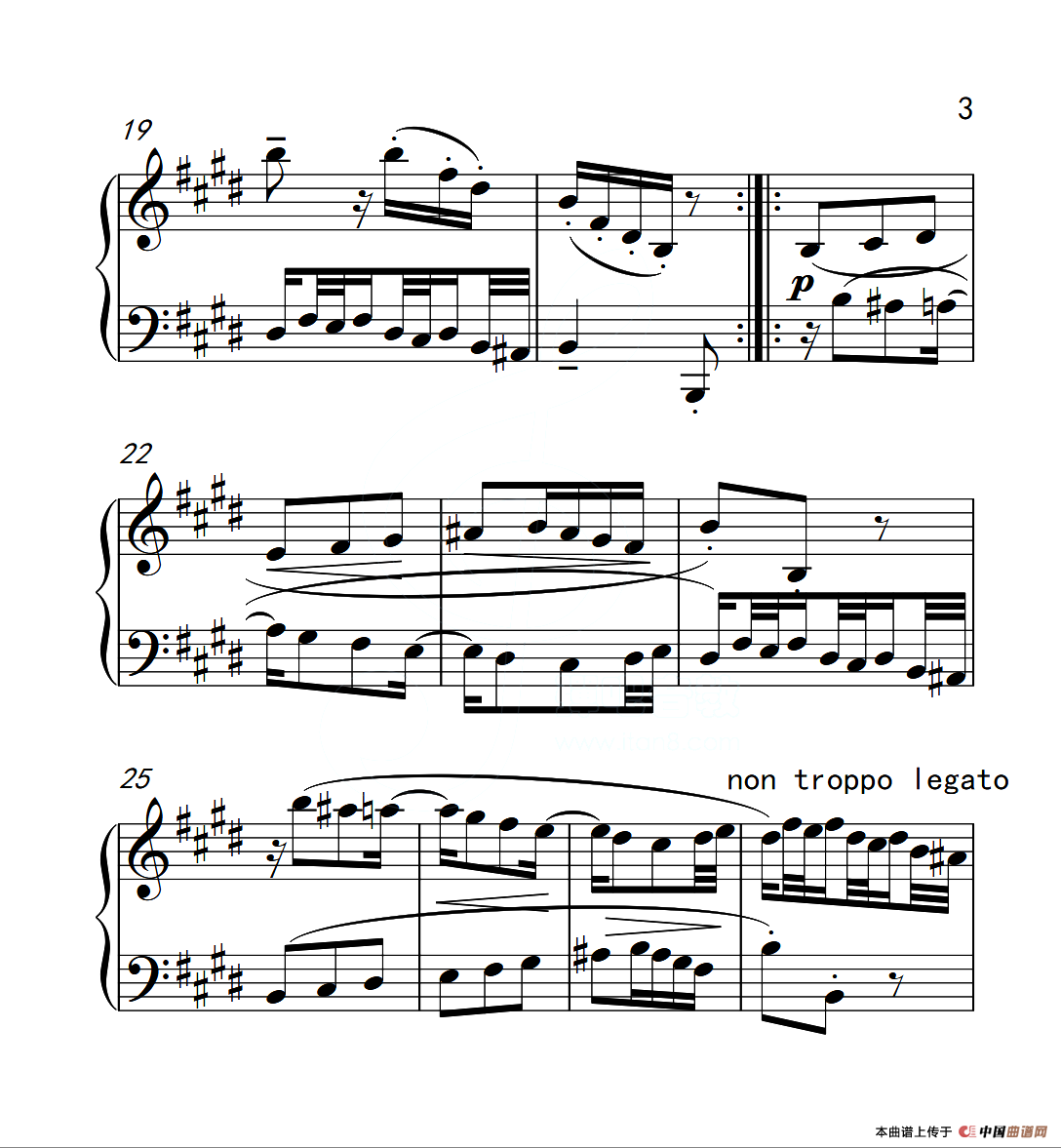 第六级A组 二部创意曲（中国音乐学院钢琴考级作品1~6级）