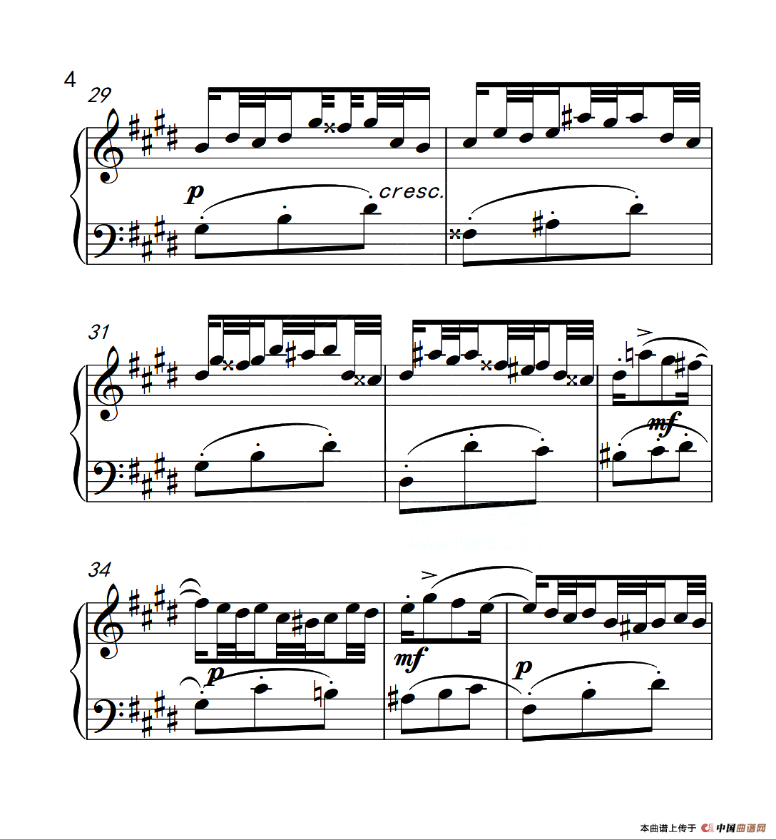 第六级A组 二部创意曲（中国音乐学院钢琴考级作品1~6级）