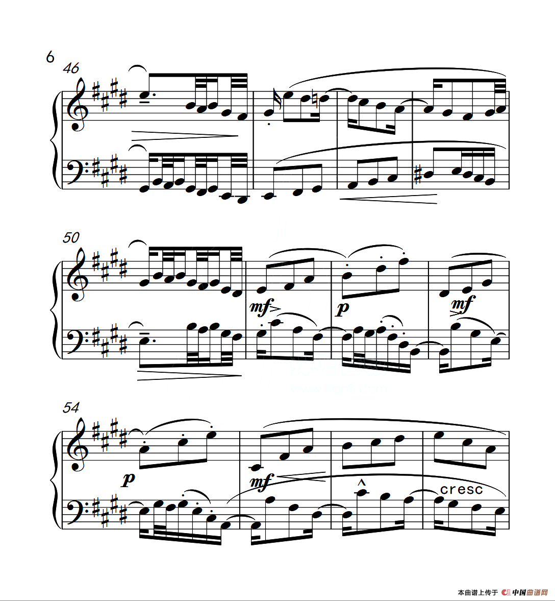 第六级A组 二部创意曲（中国音乐学院钢琴考级作品1~6级）