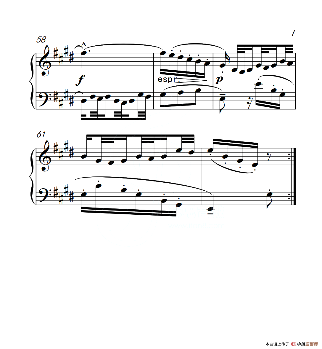 第六级A组 二部创意曲（中国音乐学院钢琴考级作品1~6级）