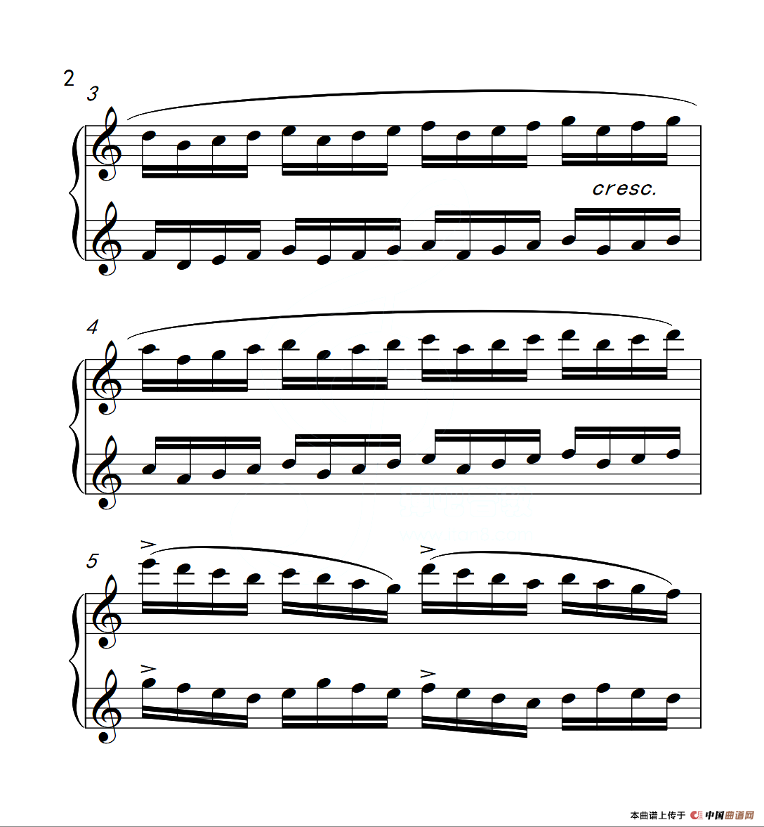 第六级A组 练习曲（中国音乐学院钢琴考级作品1~6级）